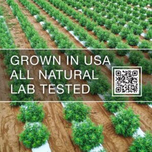 Grown in USA - All Natural, Lab Tested